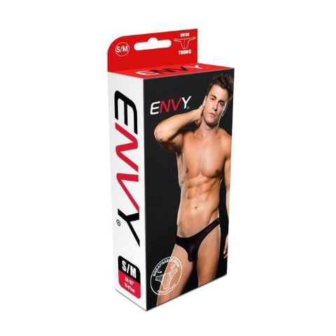 Envy Mesh Thong Black from Nice 'n' Naughty