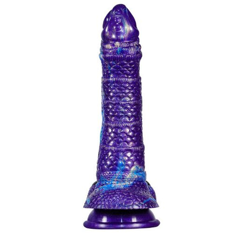 Gammoth Vibrating Dildo Purple from Nice 'n' Naughty