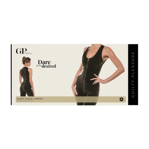 Guilty Pleasure Lusty Lines Catsuit Black from Nice 'n' Naughty