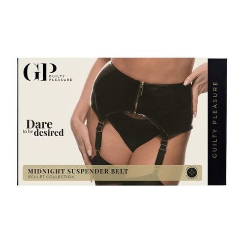 Guilty Pleasure Midnight Suspender Belt lack from Nice 'n' Naughty