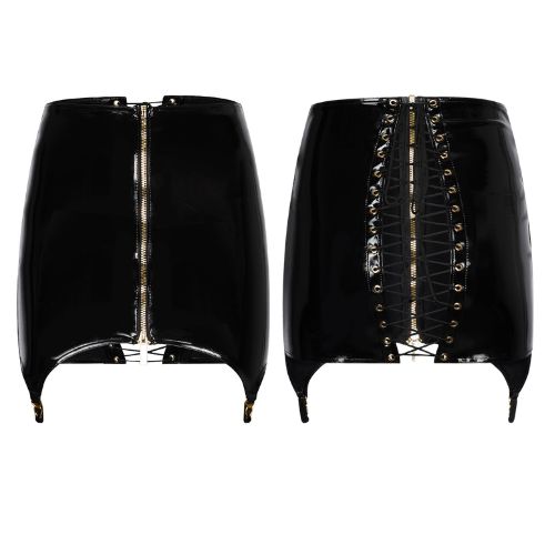 Guilty Pleasure Shadow Shine Skirt Black from Nice 'n' Naughty