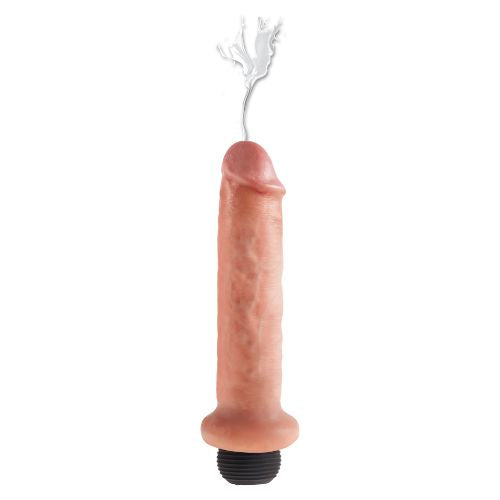 King Cock Squirting Cock 7" Dildo Light Skin Tone from Nice 'n' Naughty