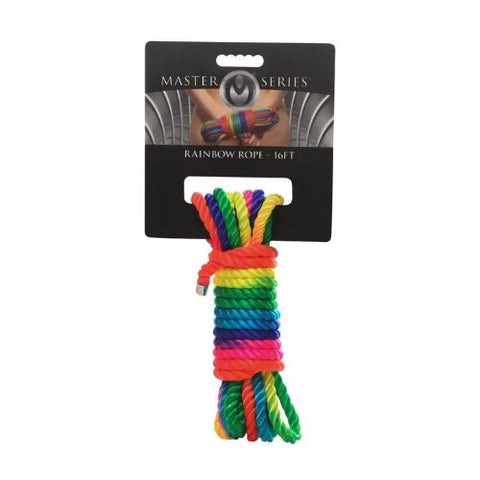 Master Series Rainbow Rope 16ft from Nice 'n' Naughty