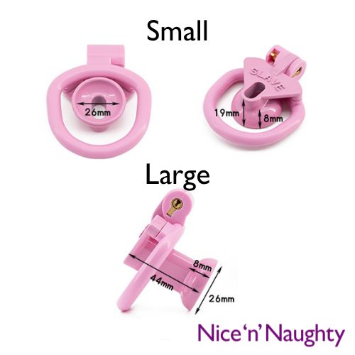 Nice 'n' Naughty the Slave Negative Chastity Device Pink from Nice 'n' Naughty