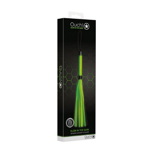 Ouch! Glow In The Dark Flogger from Nice 'n' Naughty