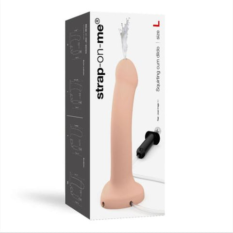 Strap On Me  Squirting Cum Dildo Semi-Realistic Vanilla from Nice 'n' Naughty