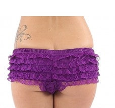 Classified Ruffle Lace Hotpants